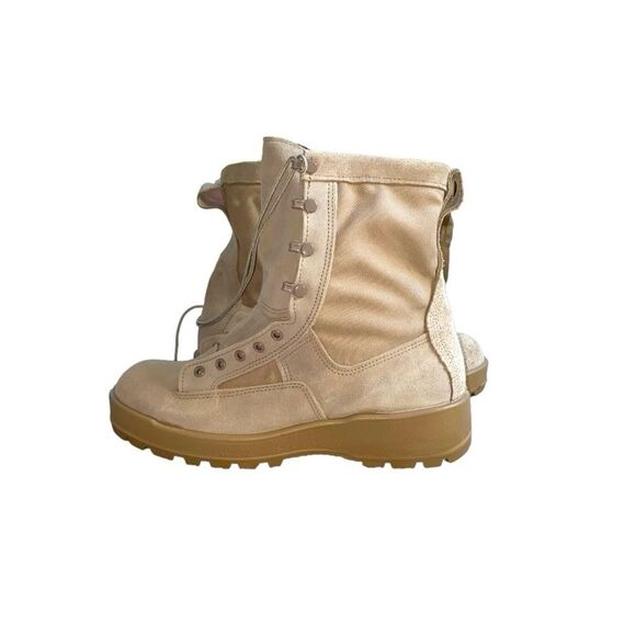 Wellco Army Temperate Weather Waterproof Suede/Nylon Tan Military Combat Boots